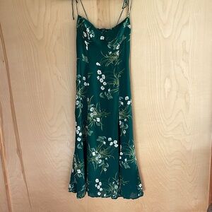 Reformation Juliette Dress Buena Floral Green